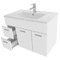 Wall Mount Bath Vanity, Modern, 33